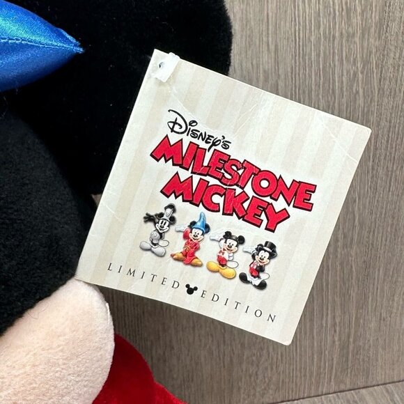 Disney Milestone Sorcerer Mickey Mouse Plush Fantasia Ltd Edition Stuffed Toy - Picture 8 of 10
